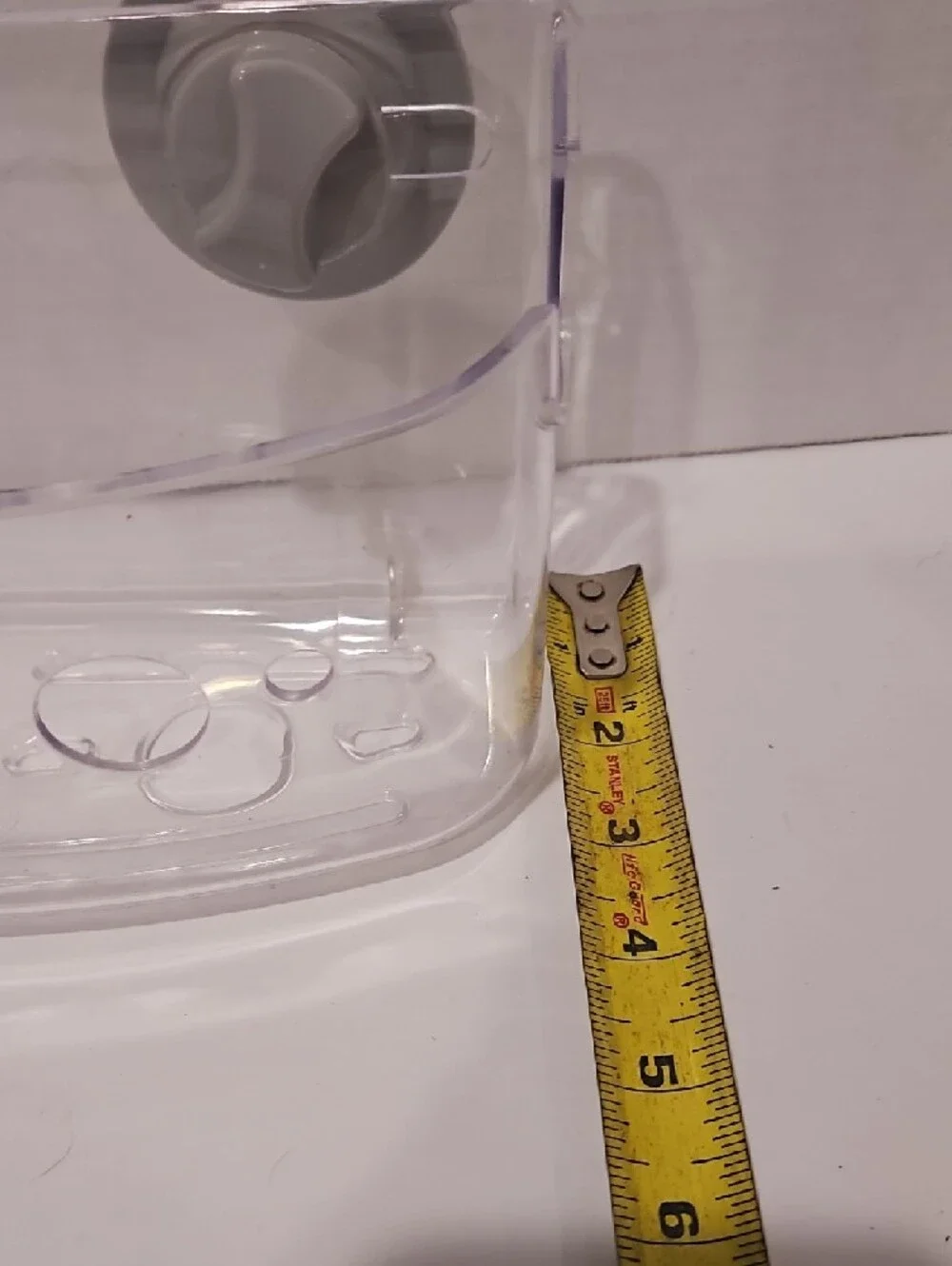 Clear Suction Shower Caddy - Transparent with Gray Suction Cups
